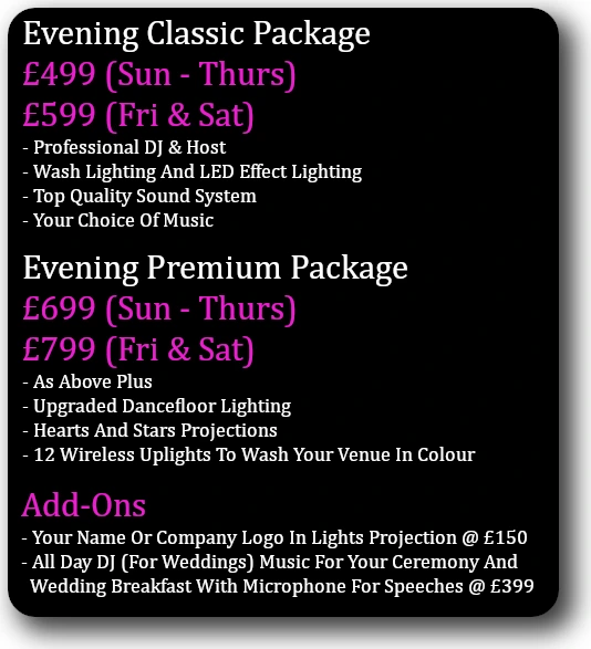 How Much Is A Mobile DJ In Cheshire